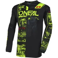 O'Neal Element Attack V.23 | Erwachsene | Schwarz Neon-Gelb