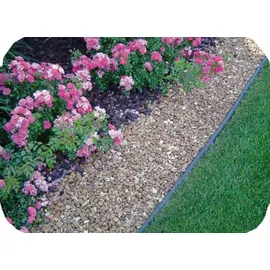 Bradas Rasenkante Beeteinfassung BORDER 600 x 15 cm grau