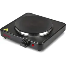 Girmi PE26 Gusseiserne Einzelkochplatte 1500 W 5 Temperaturstufen Ø18,5 cm Schwarz