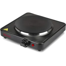 Girmi PE26 Gusseiserne Einzelkochplatte 1500 W 5 Temperaturstufen Ø18,5 cm Schwarz