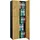 VCM Lona Aktenschrank 70,0 x 39,0 x 183,0 cm anthrazit, honig-eiche