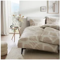 Bugatti Bettwäsche 135x200 cm - 100% Baumwolle, Reißverschluss, anschmiegsam,