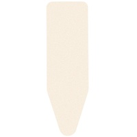 BRABANTIA PerfectFit Bügelbrett Bezug, C Extra Dick Filz und Schaumstoff-Unterlage 124,5 x 45 cm, Ecru