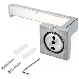 Intirilife Toilettenpapierhalter in SILBER - Gr.: onesize