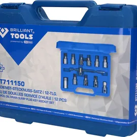 BRILLIANT TOOLS Öldienst-Stecknuss-Satz 12-tlg.