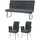 MCW Esszimmer-Set Blau 3er-Set