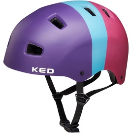 KED 5Forty Fahrradhelm, 3 colors retro rave, L (57-62cm) EU