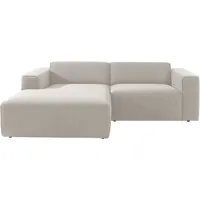 Home Affaire Ecksofa HOME AFFAIRE "Noord mit Kedernaht, Breite 234 cm, L-Form", beige (cream), B:234cm H:71cm T:161cm, 94% Polyester; 6% Nylon, Sofas, Ecksofa, mit Kedernaht, Breite 234 cm, Cord, Struktur, Webstoff