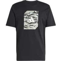 Adidas Camo Shape Graphic Kurzarm-t-shirt - Black L -
