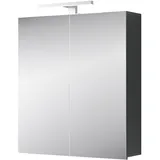 Planetmöbel Merkur 60 cm anthrazit mit Radio