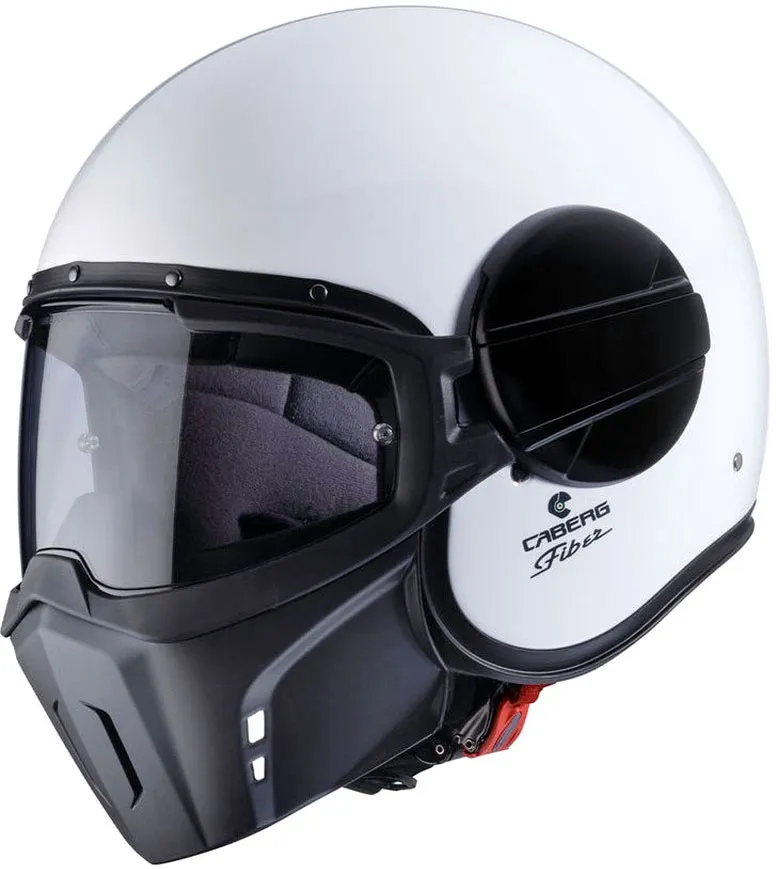 Caberg Ghost, casque modulaire - Blanc - XS