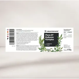 Natural Elements Flora 21 Kulturen Komplex Kapseln 30 g