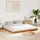 vidaXL Massivholzbett 180 x 200 cm Wachsbraun