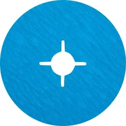 Zirkon Fiberscheibe Ø 125 mm Z-COOL80 für kühlen Schliff auf Edelstahl