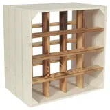 CHICCIE Weinregal 1-tlg. Holz 0 x 0 x 0 cm Weiß