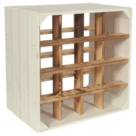 CHICCIE Weinregal 1-tlg. Holz 0 x 0 x 0 cm Weiß