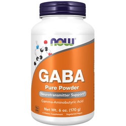 Now Foods GABA Powder - Gamma-Aminobuttersäure Pulver (170 g)
