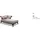 BIZZOTTO Art déco Textil Komfort Luxuriöse Chaise Lounge Relax Chaise Lounge Chaiselongue