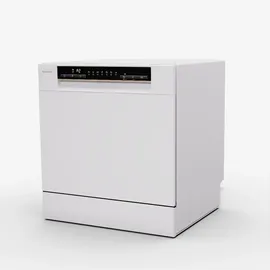 Klarstein Amazonia Eco 8 Geschirrspüler (freistehend, 550 mm breit, Weiß)