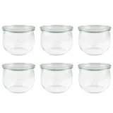 Weck Tulpenform-Glas 580 ml 6 St.
