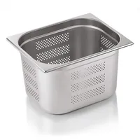 Was 7112 200 Serie 71 Chromnickelstahl Gastronormbehälter mit Stapelrand,