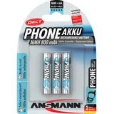 Ansmann DECT HR3 Micro AAA NiMH 800mAh, 3er-Pack (5030142)