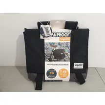 URBAN PROOF Recycled Double Fahrradtaschen schwarz/grau