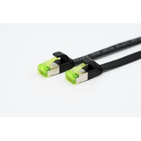 Helos ultra flaches Patchkabel, U/FTP, Cat 6a schwarz (205230)