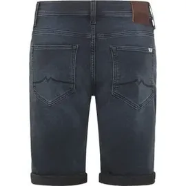 Mustang Chicago Shorts aus Stretch Denim in dunklem Used-W38