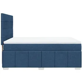 vidaXL Boxspringbett 140 x 200 cm Blau