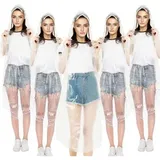 Regenponcho Einweg 5er Herren Damen wasserdicht Einheitsgröße Weiß