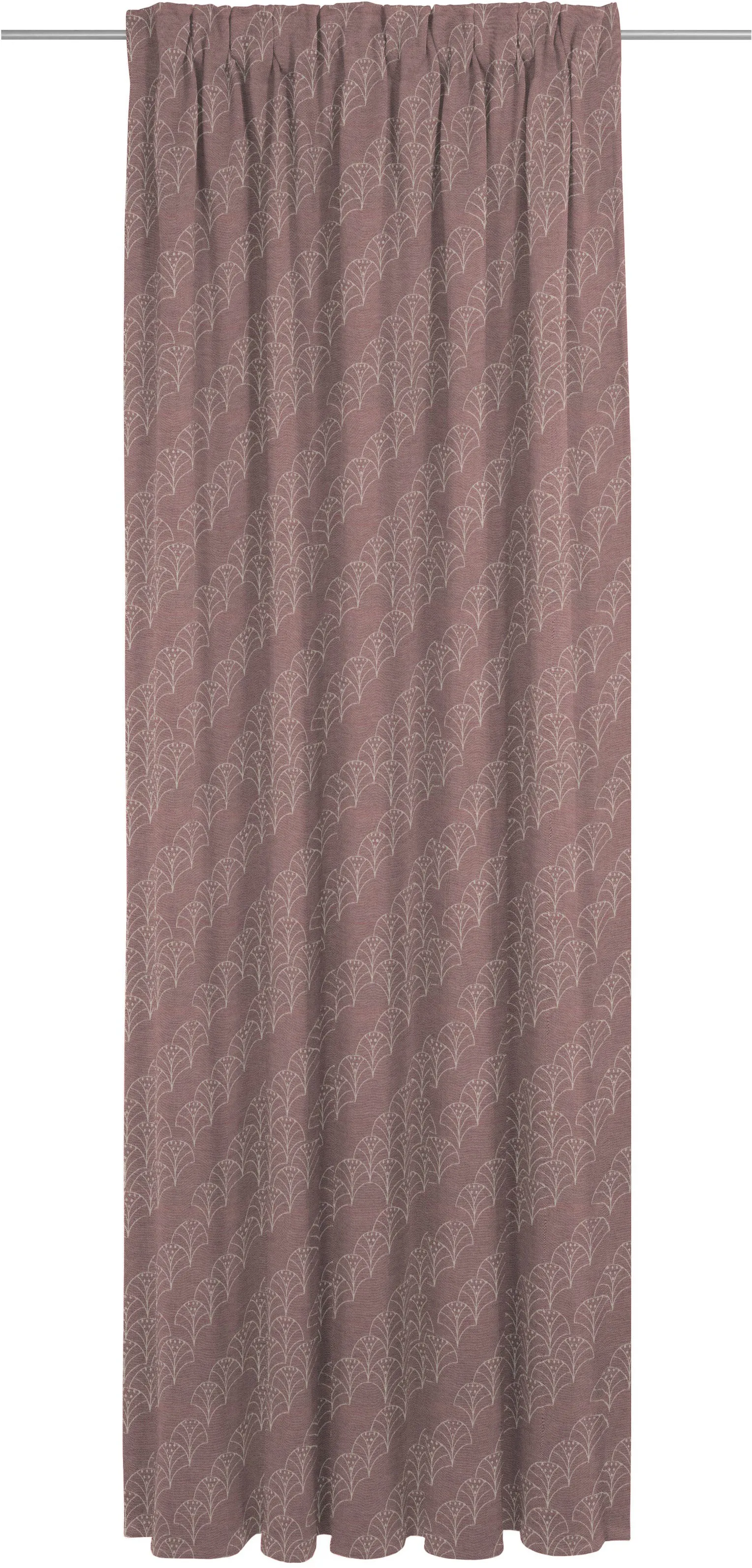 Vorhang ADAM "Argentinian Criolla light" Gardinen Gr. 225 cm, Multifunktionsband, 142 cm, rot Esszimmergardinen nachhaltig aus Bio-Baumwolle