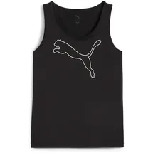 Puma Tad ESS Cat Logo Mädchen Tanktop, schwarz - 164