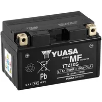 YUASA TTZ10S Agm-batterie - Black - One Size