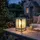 NORTHPOINT Laterne Metall 15x32x15 cm Solar LED Dämmerungssensor grün