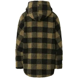 URBAN CLASSICS Oversized Check Jacke Soft Taupe / Black M