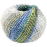 LANA GROSSA Picasso 002 Silbergrau/Weiß/Vanille/Hellblau/-grau/-grün/Dunkelgrün/Oliv/Linde 50g