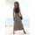 s.Oliver Maxirock Damen Schwarz/Sand Bedruckt 46