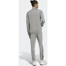 adidas Sportswear Trainingsanzug STADIUM 3-STREIFEN (2-tlg), zweiteiliges Set aus Jacke und Hose, aus leichtem Polyester grau XL (56/58)