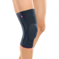 Medi Kniebandage Genumedi Komfort, extraweit, silber, mit Silikonring, Größe: