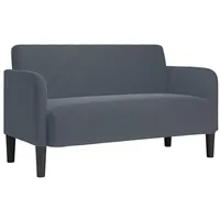 VidaXL Zweisitzer-Sofa Dunkelgrau 109 cm Samt
