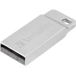 Verbatim Executive (64 GB, USB A, USB 2.0), USB Stick, Silber