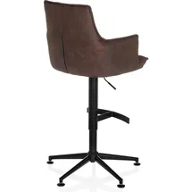 hjh living Barhocker SOLAO LIFE HIGH Stoff, Braun