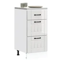 vidaXL Unterschrank Lucca 0 x 0 x 0 cm Weiß