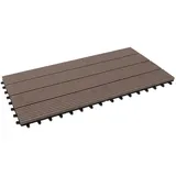 Floordirekt Klickfliesen Royal 60 x 30 cm dunkelbraun