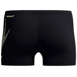 Speedo Badehose Hyperboom Placement Schwarz/Hyper Yellow UK 34