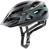 Uvex onyx cc - leichter Allround-Helm für Damen und Herren - individuelle Größenanpassung - optimierte Belüftung - black teal matt - 52-57 cm