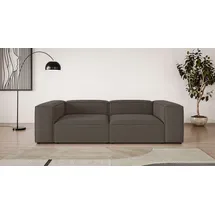 OTTO home Big-Sofa OTTO HOME "XL HAILY Modularsofa extra tief, Sitztiefe 100 cm", braun, B:260cm H:72cm T:130cm, 100% Polyester, Sofas, Big-Sofa, als Modul oder separat verwendbar, für individuelle Zusammenstellung