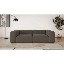 OTTO home Big-Sofa OTTO HOME "XL HAILY Modularsofa extra tief, Sitztiefe 100 cm", braun, B:260cm H:72cm T:130cm, 100% Polyester, Sofas, Big-Sofa, als Modul oder separat verwendbar, für individuelle Zusammenstellung