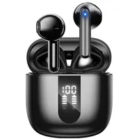 JBES Kopfhörer Kabellos Bluetooth 5.4, In Ear mit 6 ENC Mikrofon Bluetooth Kopfhörer, 60 Std Stereo Kabellose Kopfhörer Noise Cancelling Earbuds, USB-C, IP5 Wasserdicht Ohrhörer (Schwarz Tief)